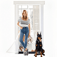 thumbnail image 1 of NEWEEN Magnetic Screen Door - 38 Inch x 83 Inch Mesh Door Screen with Magnets, Door Net Fits Door Size 36 inch x 82 inch Hands Free Mesh Partition Keeps Bugs Out, 1 of 8