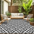 thumbnail image 1 of Debonair Waterproof Outdoor Rug 5x8 ft, 1 of 11