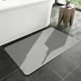NEWEEN Super Absorbent Quick Dry Bath Mat, Thin Bathroom Rug Fit Under