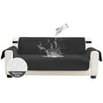 thumbnail image 1 of NEWEEN 100% Waterproof Sofa Cover Machine Washable Reversible Couch Cover Non Slip Furniture Protector Slipcover for Dogs, Children, Pets, Loveseat Size, Black, 1 of 10