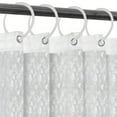 thumbnail image 1 of NEWEEN Waterproof Shower Curtain Liner 8G EVA Thick Shower Curtain with Heavy Duty 3 Bottom Magnets Shower Liner for Shower Stall, Bathtubs, 3D Pebble Pattern, 72 x 72,12 Hooks, 1 of 9