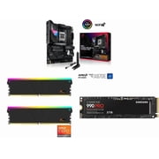 NEWEGG Motherboard Memory SSD Combo - X870E-E Gaming WiFi AM5 5X M.2, PCIe 5.0, USB4, AI OCing ATX Motherboard, XSky DDR5 32GB 6000MHz RGB Memory and 990 PRO 2TB SSD, PCIe Gen4, 7,450MB/s
