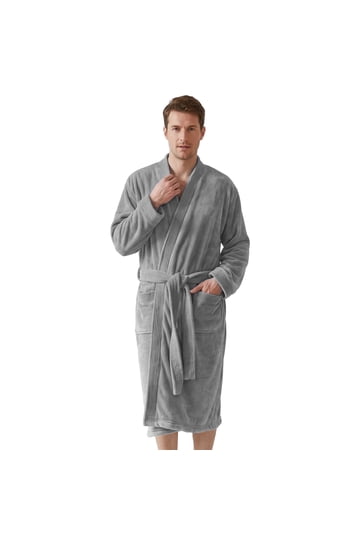 Mens Robes in Mens Pajamas and Robes | Gray - Walmart.com