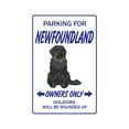 thumbnail image 1 of NEWFOUNDLAND Aluminum Sign dog pet Aluminum Signs vet kennel groomer | Indoor/Outdoor | 18" Tall, 1 of 4