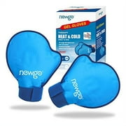 NEWGO 2 Pack Gel Ice Therapy Pain Relief Gloves Hand Hot and Cold Therapy Gloves Hand Ice Packs for Carpal Tunnel Syndrome Finger and Hand Injuries