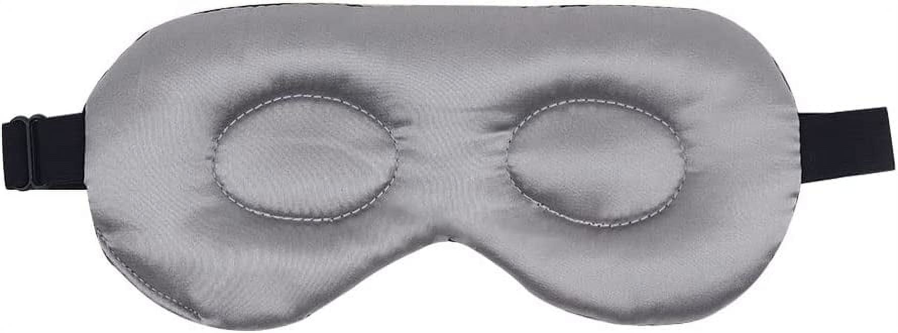 NEWGO Heated Eye Mask for Dry Eyes 3D Moist Heat Eye Compress Sleep Eye Mask with Flaxseed for