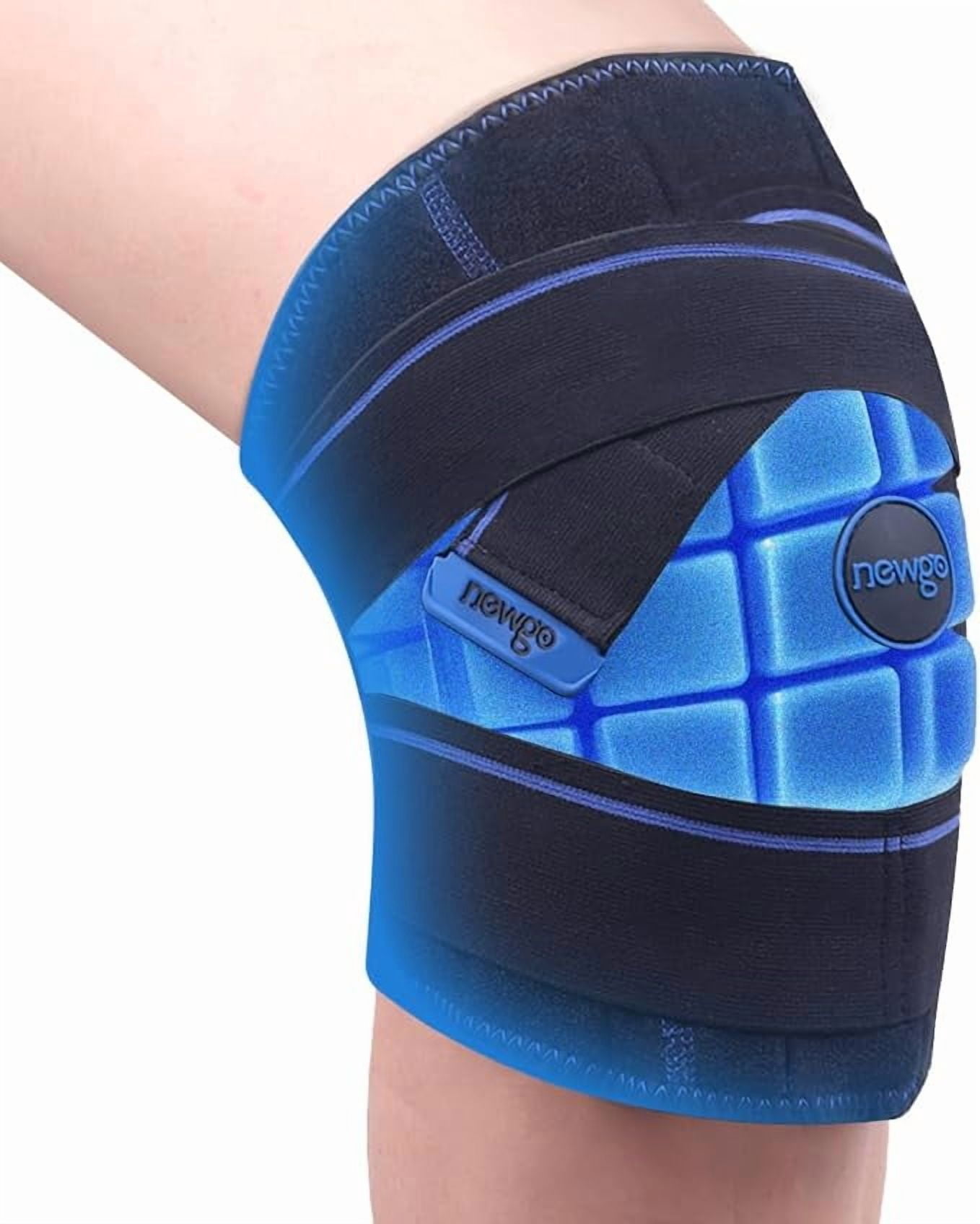NEWGO Long Lasting Coldness Knee Ice Pack Wrap with Ice Cubes Cold Pack