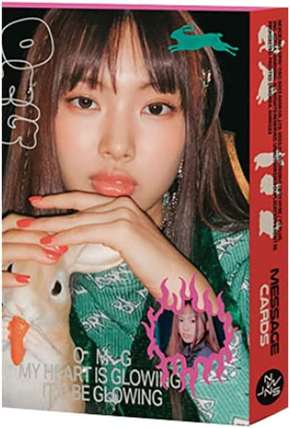 NEWJEANS - 1ST SINGLE 'OMG' MESSAGE CARD VER. (HYEIN) INCLUDES