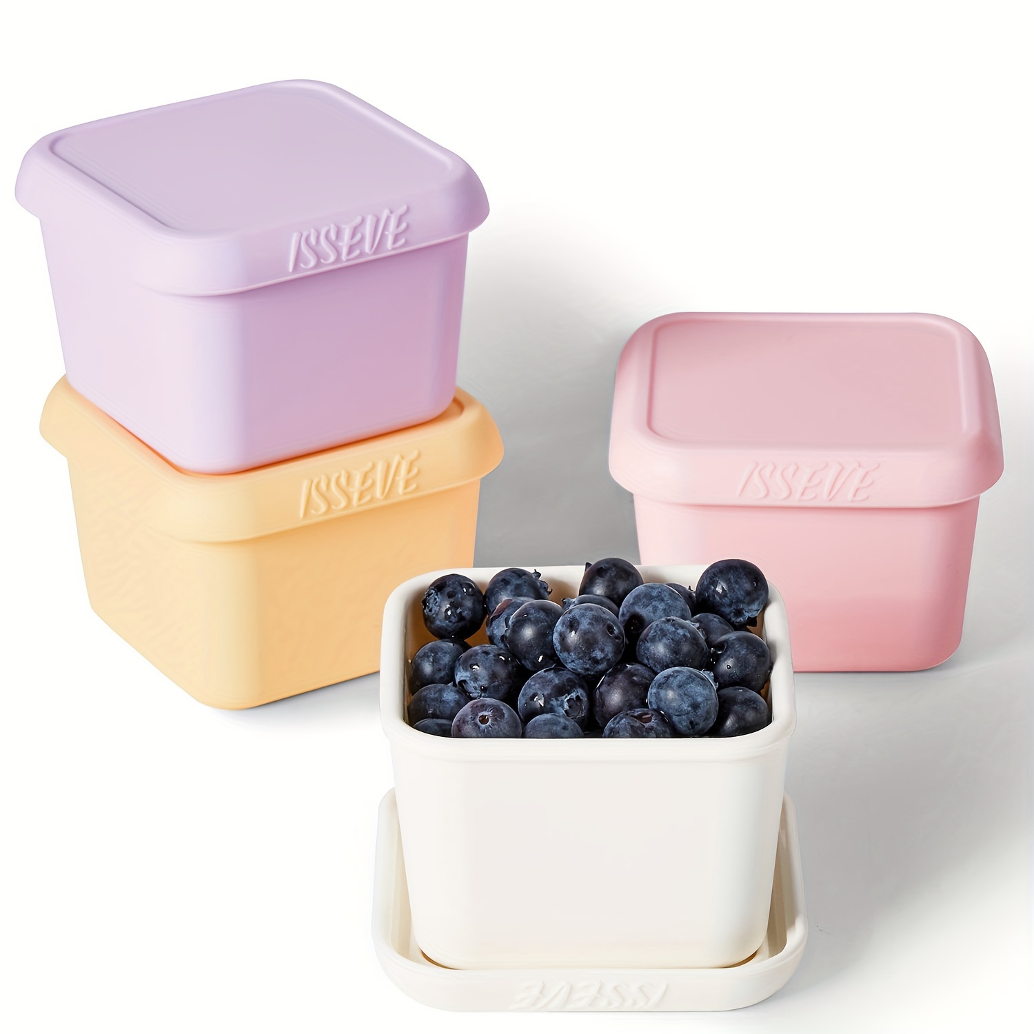 NEWKBO NEWKBO 6oz Silicone Snack Containers For Toddlers Reusable Small