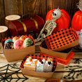 NEWKBO NEWKBO Halloween Disposable Paper Food Trays 50 Pack