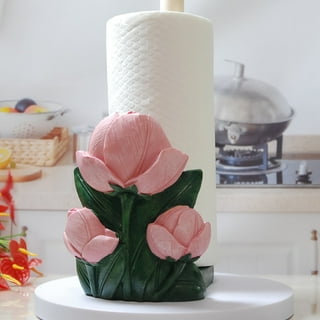 Floral paper towel holder hotsell