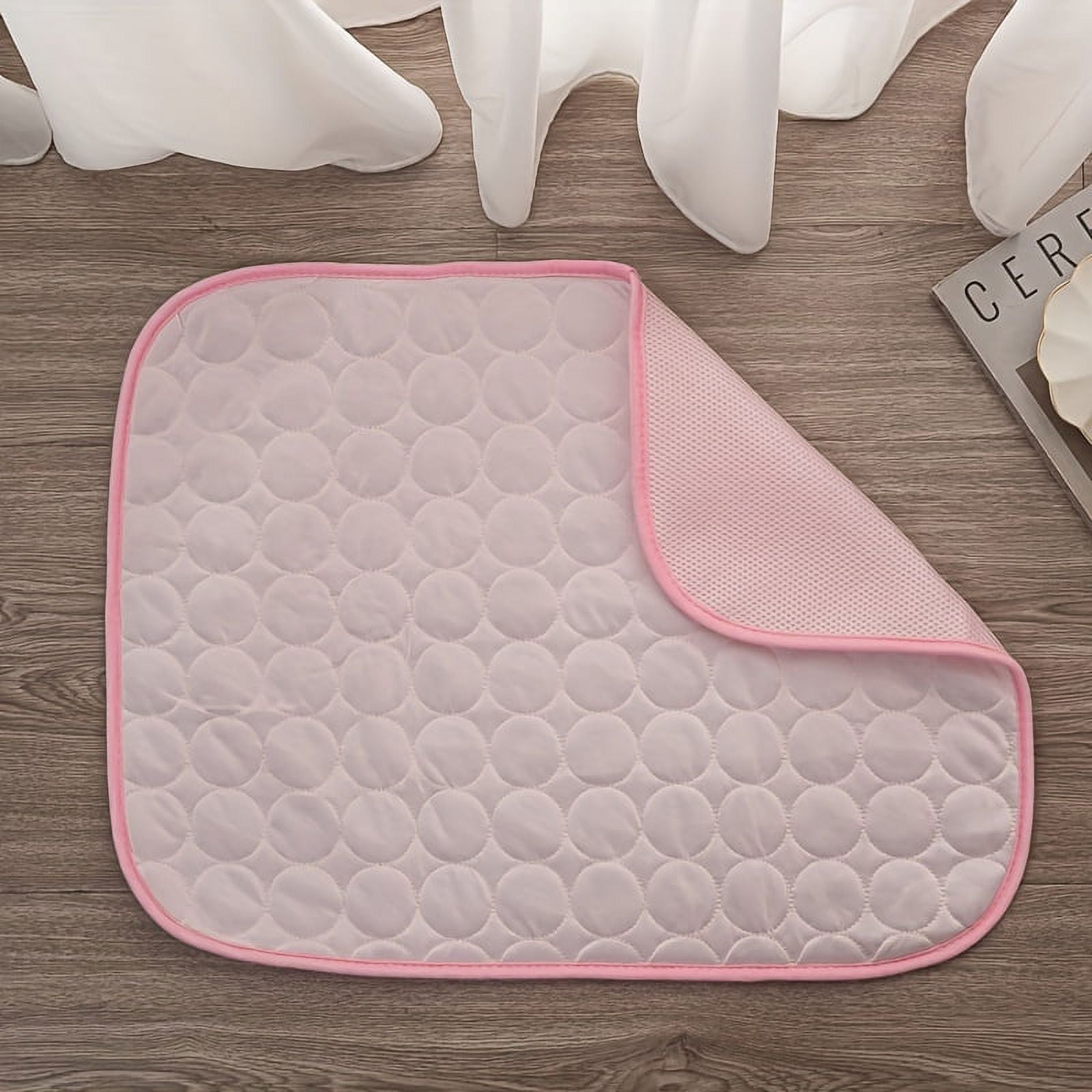 NEWKBO NEWKBO Pet Summer Cooling Pad Washable Rabbit Bed Breathable Ice Silk Portable And