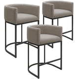 Bar Counter Tools NEWLAYOUT Counter Height Bar Stools Set of 3, 24
