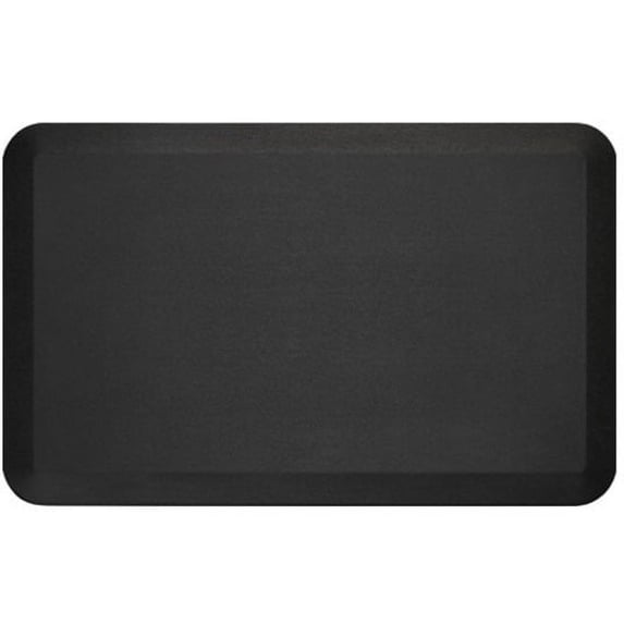 Antifatigue Mat, 2 ft. 8" L x 20" W, 3/4" Thickness, Brushed Texture, Black