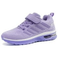 thumbnail image 1 of SINOSKY Kids Boys and Girl Running Shoes Comfortable Fashion Light Weight Slip on Cushion,Purple Sneaker Sizes 2, 1 of 2