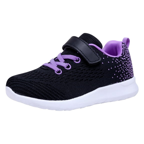 NEWMALL Toddle Kid Girl Breathable Mesh Casual Athletic Sneaker, Sizes 5-13
