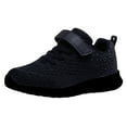 thumbnail image 1 of NEWMALL Unisex Kids Casual & Dress Shoes Breathable Mesh Sneaker, EVA Sole, Black, Sizes 5-13, 1 of 9