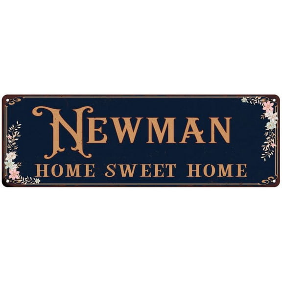 NEWMAN Home Sweet Home Victorian Look Gift 6x18 Metal Sign 206180046447