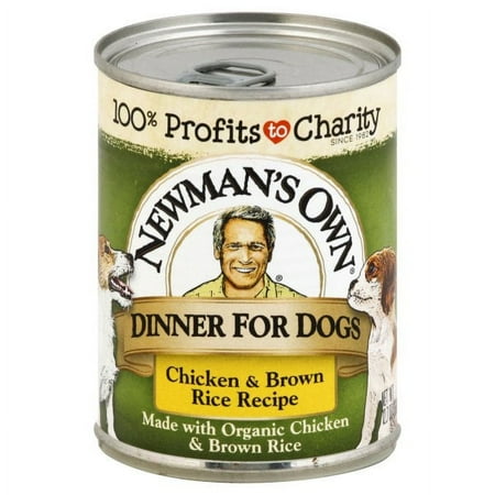 NEWMANS OWN ORGANIC, DOG CAN CHCKN BRN RICE ORG3, 12.7 OZ
