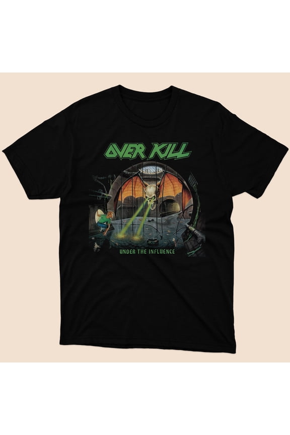 NEWOverkill Under The Influence T-shirt Black Size S to 5XL