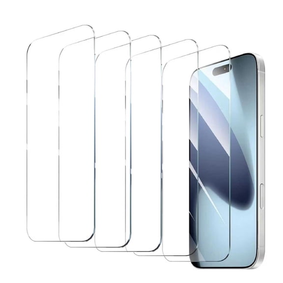 NEWTAKA [5-Pack] for Apple iPhone 15,15 Pro,15 Plus,15 Pro Max Screen Protector, Anti-Scratch, Anti-Fingerprint, Bubble Free