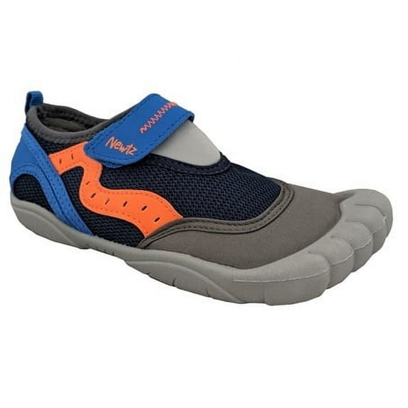NEWTZ Velcro Athletic Navy Orange 11-12