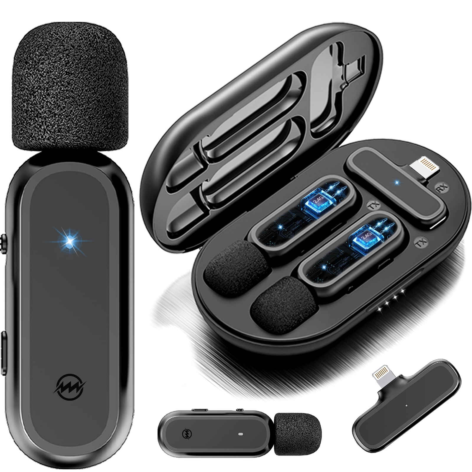 Wireless Microphone For Iphone Ipad, Mini Microphone, Wireless