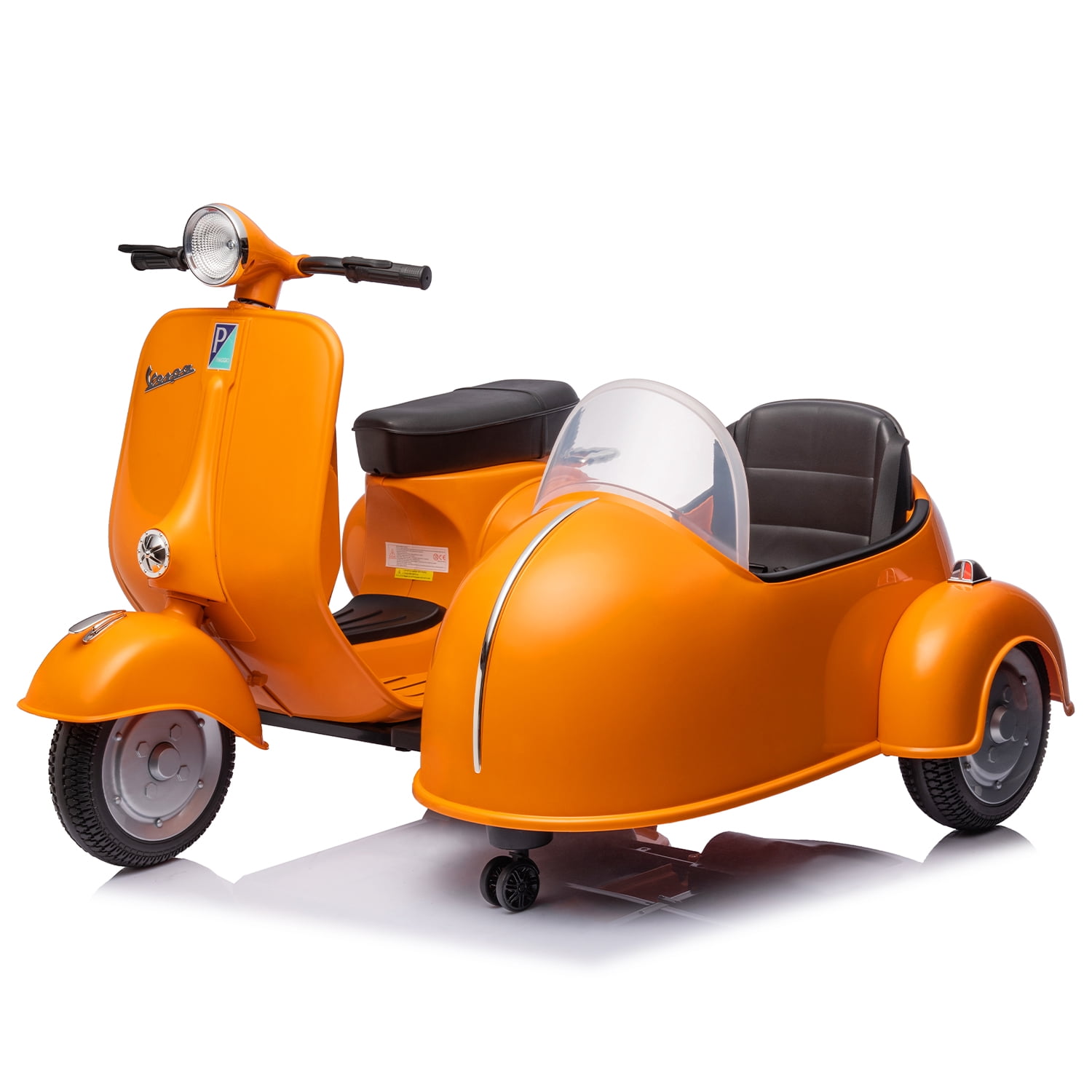 NEWWARE 12V Vespa Electric Motorbike with Side Car, Ethiopia Ubuy