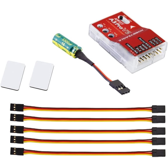 NEWYES HOBBYEAGLE A3 Pro V2 6-Axis RC Plane Flight stabilizer Controller Gyroscope Balancing Apparatus Airplane Gyro Stabilizer for Fixed Wing RC Plane