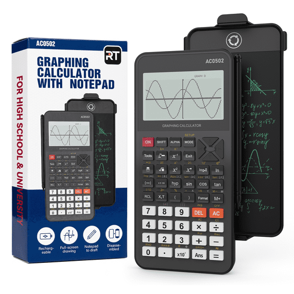 Newyes Rechargeable Graphing Scientific Calculators with Detachable Notepad