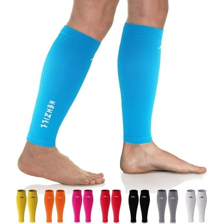 Newzill Graduated Compression Calf Sleeves, 20-30mmHg, for Men and Women, Alternative to Compression Socks