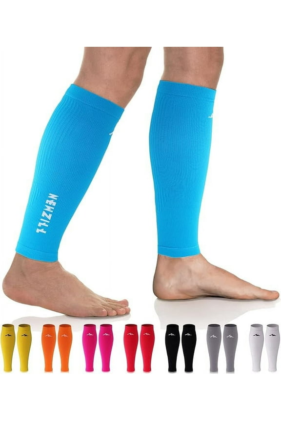Graduated Compression Calf Sleeves, 20-30mmHg, for Men and Women, Alternative to Compression Socks