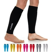 NEWZILL Compression Calf Sleeves (20-30mmHg) for Men & Women - Ideal Alternative to Compression Socks for Running, Travel, Nursing - Perfect Calf Support for Pain Relief & Recovery