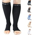 thumbnail image 1 of Newzill Medical Post Surgery Open-Toe Copper-Infused Compression Socks for Calf, Breathable, 15% Copper Imported, 1 of 8