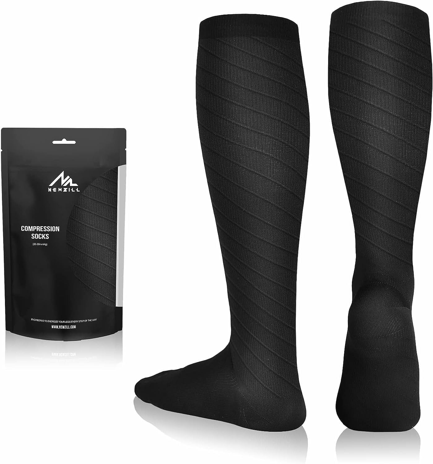NEWZILL Medical Compression Socks for Women and Men Circulation 20-30 ...