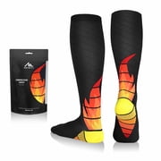 NEWZILL Medical Compression Socks for Women & Men Circulation 20-30 mmHg  Graduated Medical Compression , Best for Running Athletic Hiking Travel Flight Nurses  XX-Large