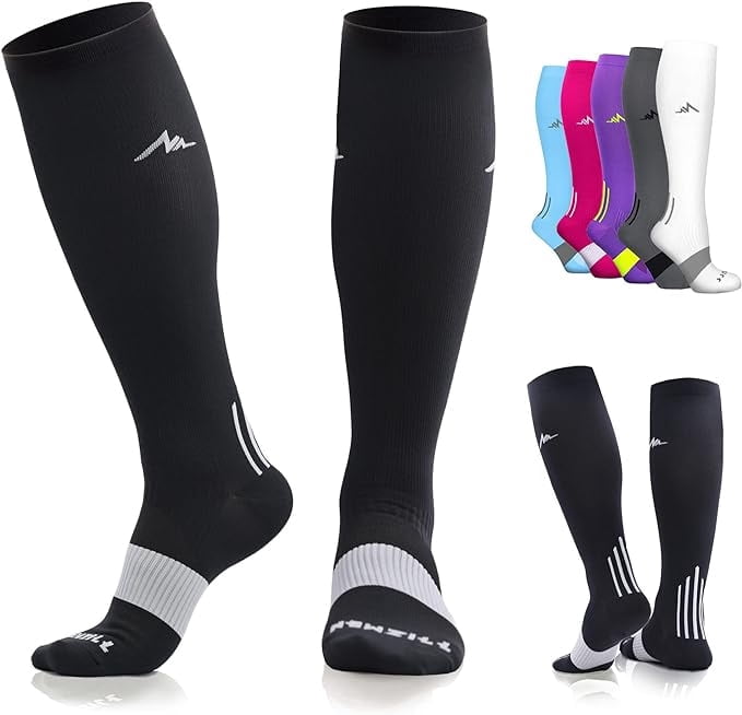 Newzill Medical Compression Socks for Women & Men, 20-30 mmHg Graduated Compression, Large/X-Large