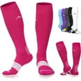 thumbnail image 1 of NEWZILL Medical Compression Socks for Women & Men Circulation 20-30 mmHg （Graduated Medical Compression）, Best for Running Athletic Hiking Travel Flight Nurses （Small/Medium）, 1 of 8