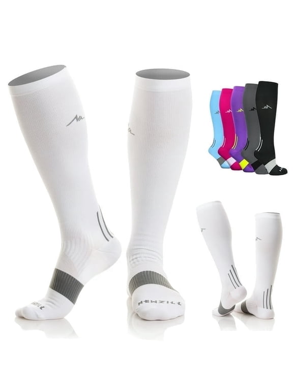 Medical Compression Socks for Women & Men Circulation 20-30 mmHg(Graduated Medical Compression), Best for Running Athletic Hiking Travel Flight Nurses