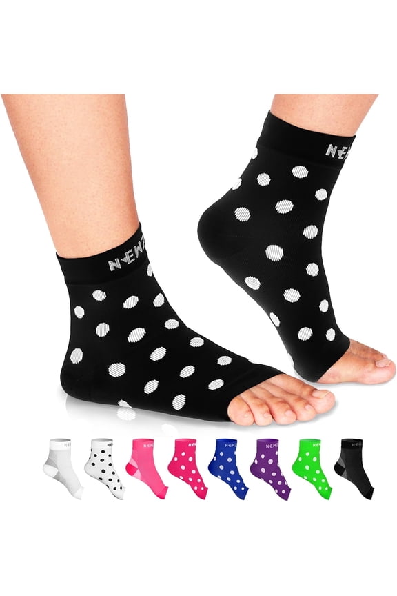 Plantar Fasciitis Socks with Arch Support, Eases Swelling & Heel Spurs,  BEST 24/7 Foot Care Compression Sleeve, Ankle Brace Support, Increases Circulation, Relieve Pain Fast