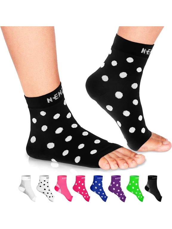 Plantar Fasciitis Socks with Arch Support, Eases Swelling & Heel Spurs, BEST 24/7 Foot Care Compression Sleeve, Ankle Brace Support, Increases Circulation, Relieve Pain Fast