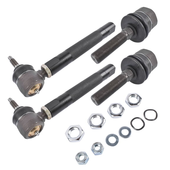 NEWZQ 0-6" Adjustable Heavy Duty Tie Rod Ends Kit for Chevy Silverado GMC Sierra 2500HD 3500 3500HD 2001-2010 4WD