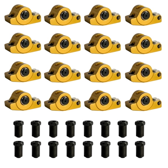 NEWZQ 16Pcs 16Pcs 1.5 Ratio 3/8" Engine Rocker Arm for CHEVROLET Small Block Gen I 262 265 267 283