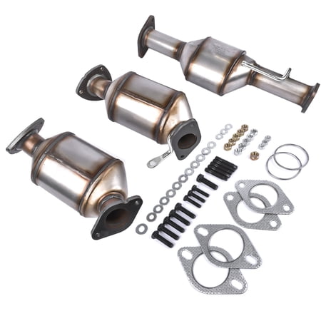 NEWZQ 3Pcs Catalytic Converter Combo for Buick Chevy Traverse GMC Sport Utility 3.6L V6 2007-2017