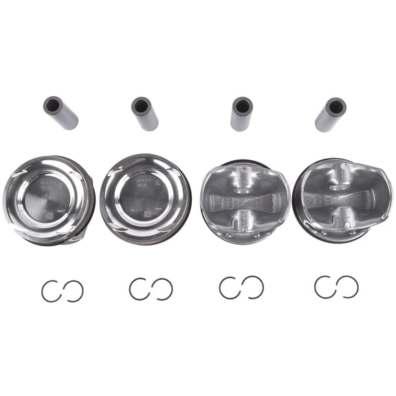 NEWZQ 4Pcs Engine Piston for Mercedes-Benz C/E/SLC/SLK-Class Convertible Coupe Sedan SUV 2014-2019