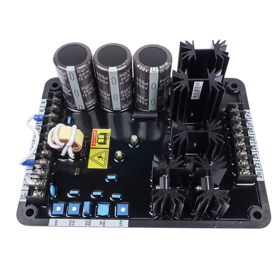 NEWZQ AVR Automatic Voltage Regulator 120 Vac AVC125-10B1 For Generator Genset Black 1 Pc