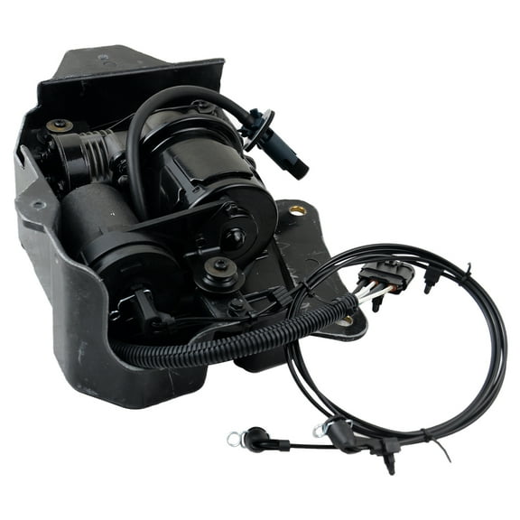 NEWZQ Air Suspension Compressor Fits Select: 2006-2011 Buick Lucerne Cadillac DTS Sedan Black 1Pc