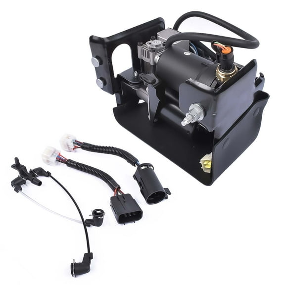 NEWZQ Air Suspension Compressor for Chevrolet GMC Pickup Sport Utility V8 20011-2013 Black 1Pc