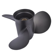 NEWZQ Black Propeller 9.9x12 For Tohatsu Nissan Outboard Engines MFS NSF 25/30 4 ST Mercury Outboard Engines