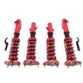 thumbnail image 1 of NEWZQ Coilover Spring and Shock Assembly for Subaru Impreza WRX STI Sedan 2.5L H4 2005-2007 Red 4Pcs, 1 of 12